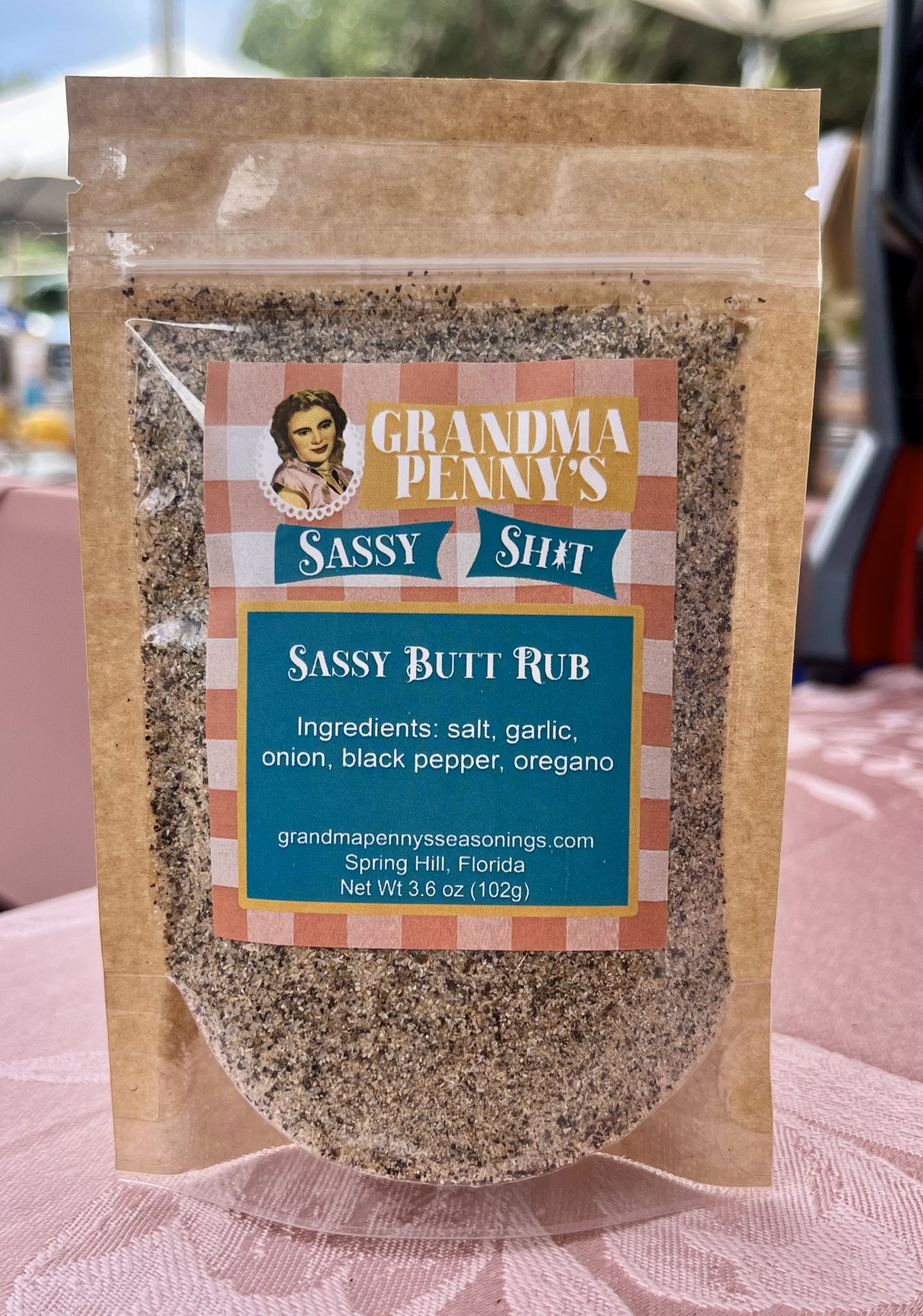 Sassy Butt Rub Pouch